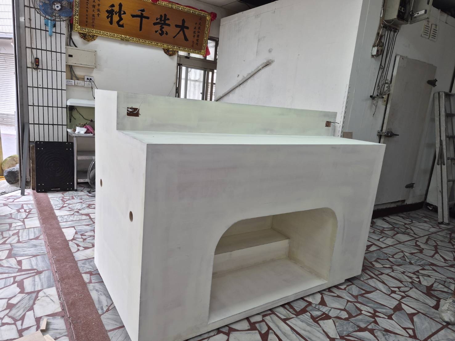 桃園神明桌噴塗冷烤漆
